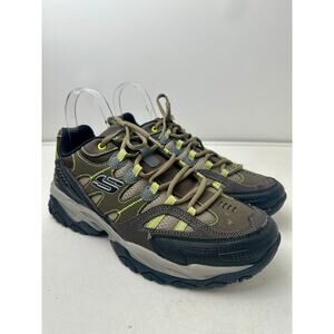 Skechers Sport Sparta 2.0 Domitia Olive/Black/Lime Trail Sneaker Men's Sz 10